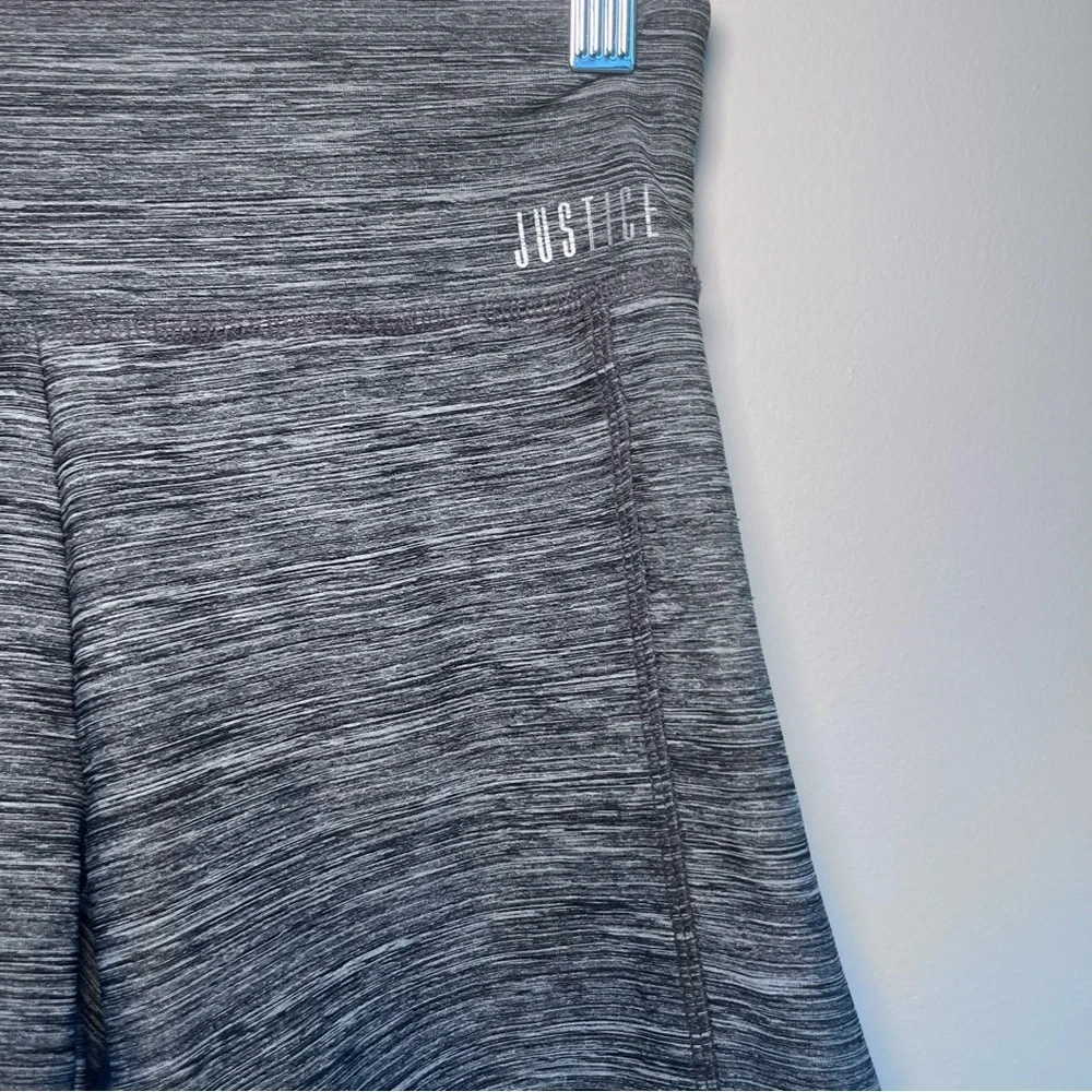 Justice Gray Shorts with Moisture Wicking Fabric and‎ Wide Waistband